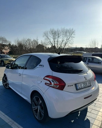 Peugeot 208 cena 33900 przebieg: 93555, rok produkcji 2015 z Łuków małe 232